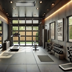 Garage to Gym/Fitness Room